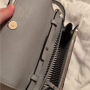 Kate spade crossbody bag blue/gray color